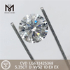 5.35CT D VVS2 ID diamantes cultivados en laboratorio CVD redondos LG631425368 丨Messigems 