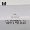 6.02CT SQ E VS1 EX EX mayor diamante fabricado en laboratorio CVD LG578319497