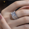 Alianzas de boda para chicos con diamantes cultivados en laboratorio de 8,6 g en oro blanco de 18 quilates Su pareja con estilo para toda la vida