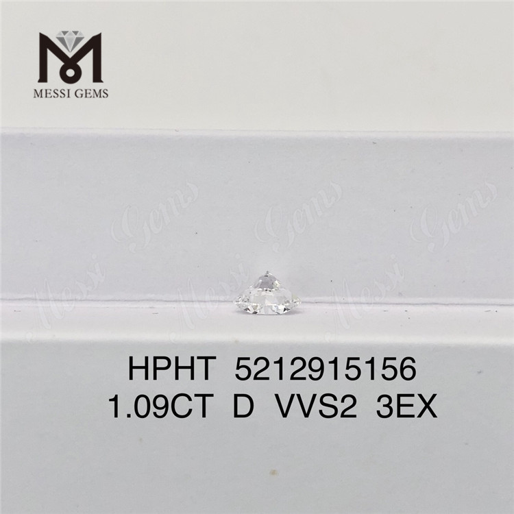 1.09CT D VVS2 3EX HPHT GIA diamantes no extraídos 5212915156丨Messigems 