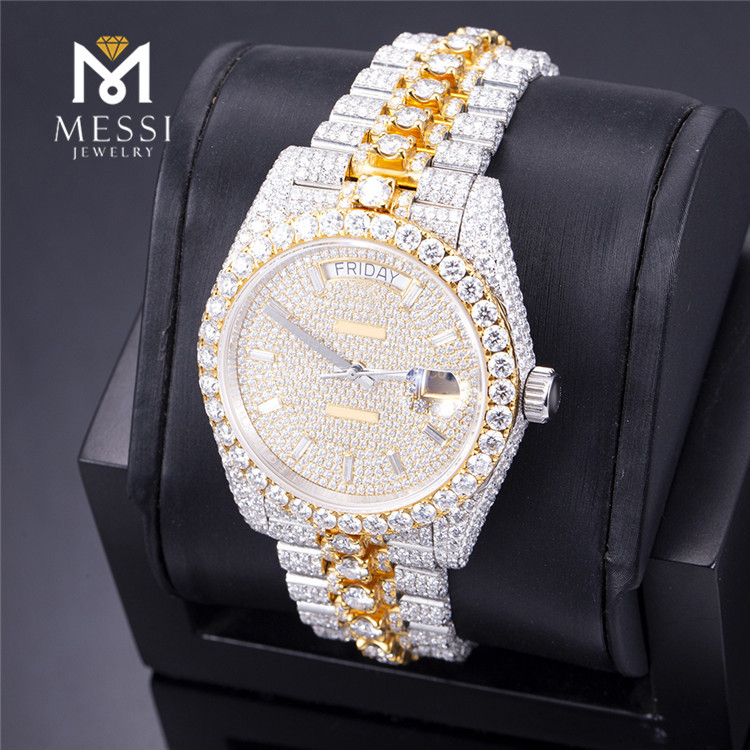 relojes moissanite helados al por mayor