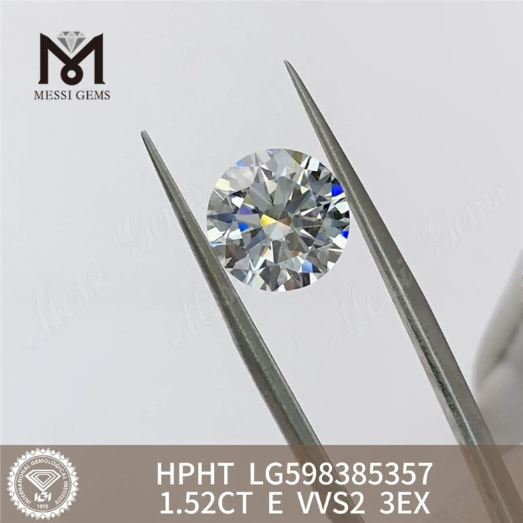 1.52CT E VVS2 3EX diamantes redondos hpht a la venta LG598385357 Elecciones sustentables 丨Messigems