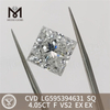 4.05CT F VS2 EX EX 4ct CVD Laboratorio Diamante SQ CVD LG595394631