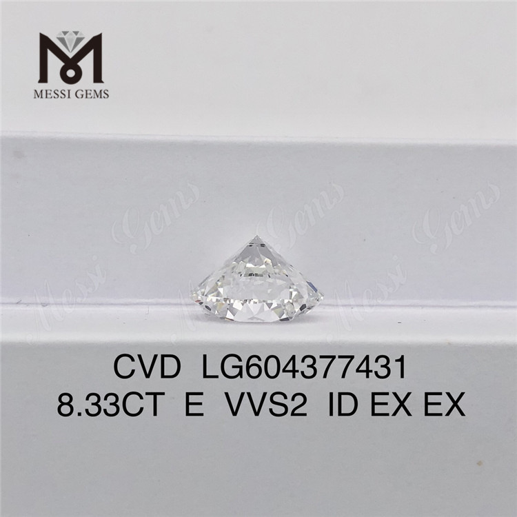 Diamante certificado igi de 8,33 quilates E VVS2 para crear anillos de compromiso personalizados 丨Messigems LG604377431