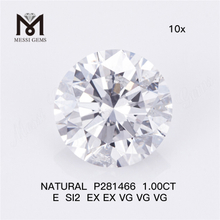1.00CT E SI2 EX EX VG VG VG Diamantes naturales al por mayor P281466 Su fuente para compras al por mayor 丨Messigems