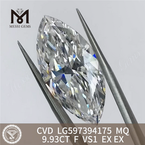 9.93CT F VS1 EX EX Levante su inventario con diamantes cultivados en laboratorio MQ CVD LG597394175 丨Messigems