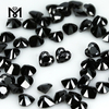 Piedras de zirconia cúbica negra de 5 x 5 mm con corte de corazón a precio mayorista