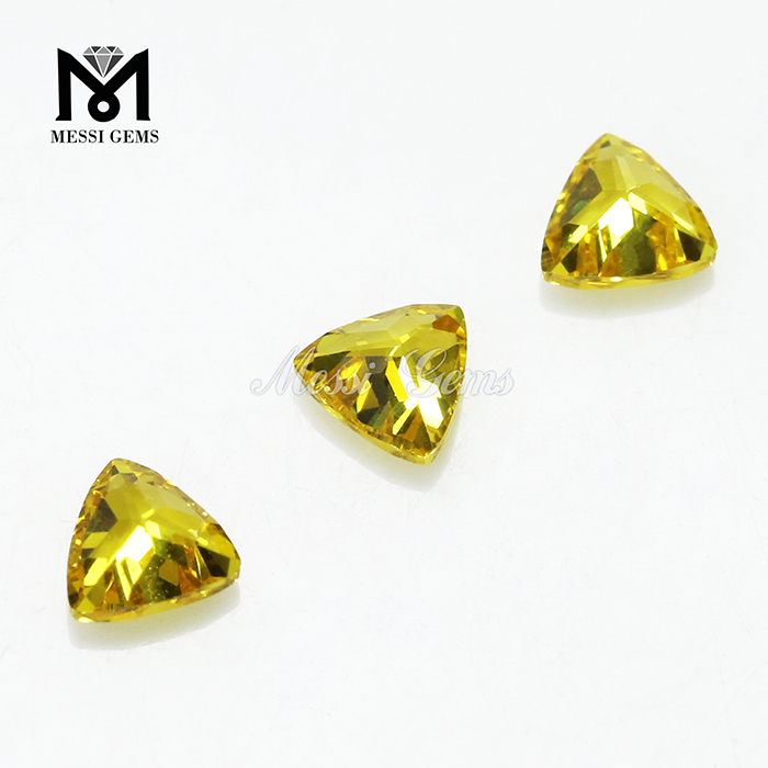 Fabricante billones Corte Amarillo Cubic Zirconia Piedras Sintéticas Cuadrado