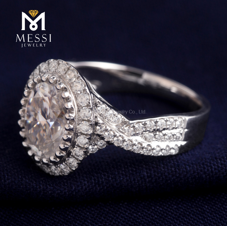 Joyas de oro moissanite