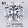 1.00CT HPHT D VVS2 3EX Diamantes de laboratorio