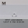 1.81ct D VS2 IDEAL Precio de fabricante de diamantes redondos cultivados en laboratorio