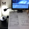 2.93CT RECTANGULAR Corte cvd diamante F Lab Diamond Certificado IGI