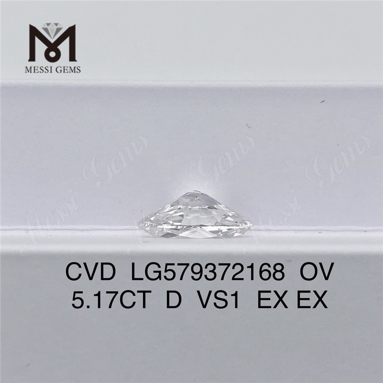 5.17CT OV D VS1 EX EX diamantes sintéticos baratos CVD LG579372168
