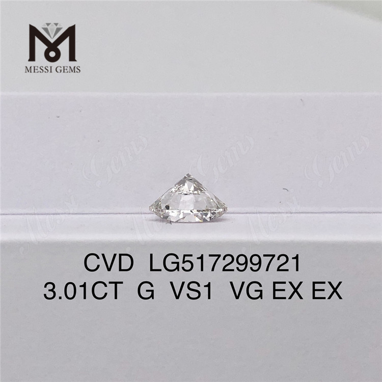 3.10ct CVD H color vs1 ID EX EX diamante sintético precio mayorista