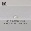 1.32CT E VS1 ID EX EX Diamante de laboratorio suelto redondo HPHT