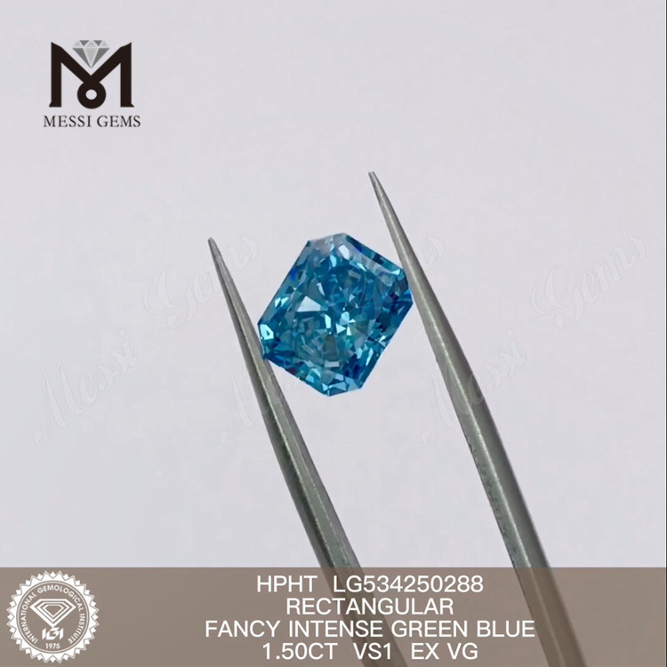 1.5CT VS Loose lab Diamonds HPHT Green Blue Lab Grown Diamonds precio de fábrica LG534250288