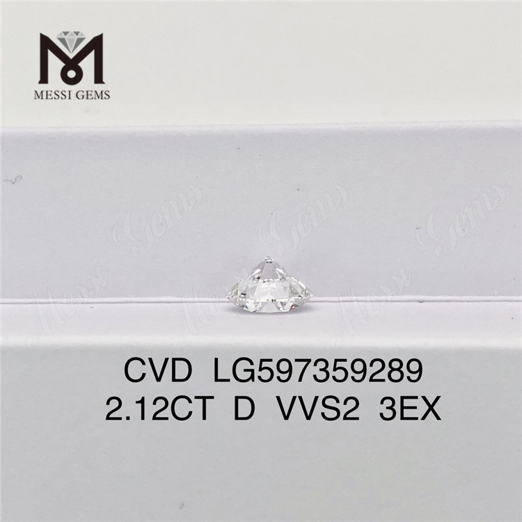 2.12CT D VVS2 3EX 2ct Cvd Precio de diamante cultivado en laboratorio LG597359289