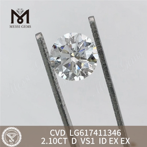 2.10CT D VS1 ID EX EX CVD Diamantes fabricados Precio al por mayor LG617411346