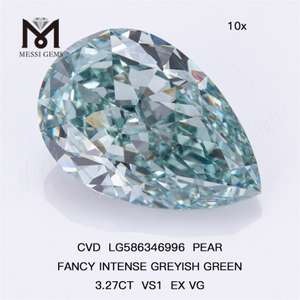 3.27CT VS1 EX VG FANCY INTENSO VERDE GRISICO ps diamantes cvd verde CVD LG586346996 