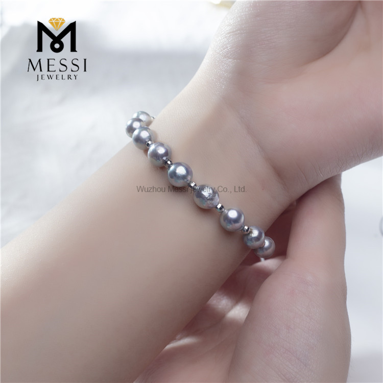 pulsera de perlas akoya