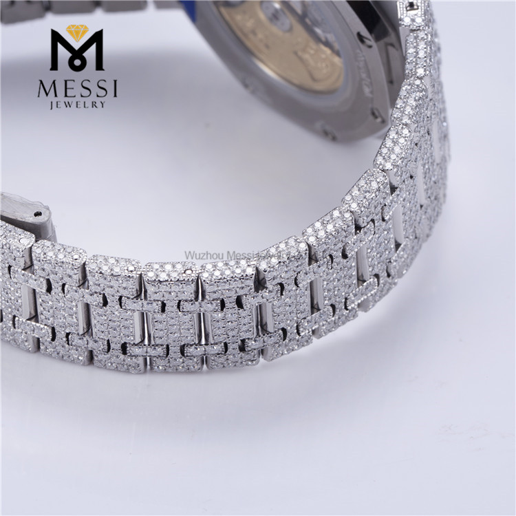 Hip Hop Moissanite Diamond Watch Pass Diamond Tester VVS reloj moissanite