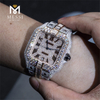 Precio directo de fábrica Antique Iced Out VVS Moissanite Relojes para hombre