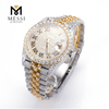 Reloj de lujo para hombre con diamantes de moissanita de Hip Hop helado VVS Moissanite