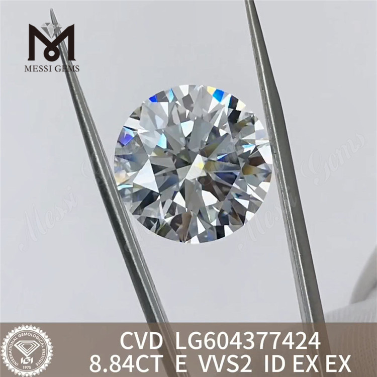 8.84CT E VVS2 ID 9ct cvd diamante suelto Supreme Elegance丨Messigems LG604377424 