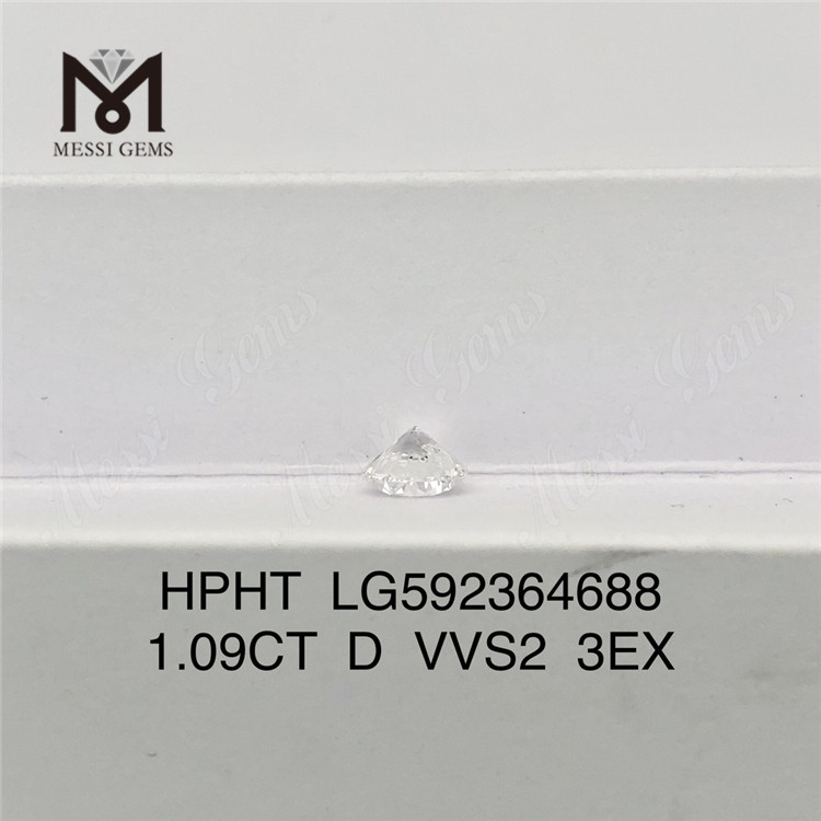 1.09CT D VVS2 3EX HPHT Diamantes en línea LG592364688