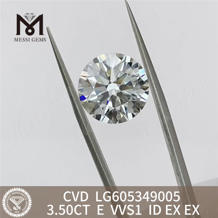 3.50CT E VVS1 Diamantes con certificación Igi 3ct CVD Brilliance al por mayor LG605349005 丨Messigems