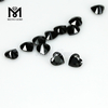 Piedras de zirconia cúbica negra de 5 x 5 mm con corte de corazón a precio mayorista