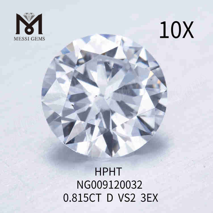 0.815 quilates D/VS2 diamantes redondos hechos en laboratorio precio 3EX