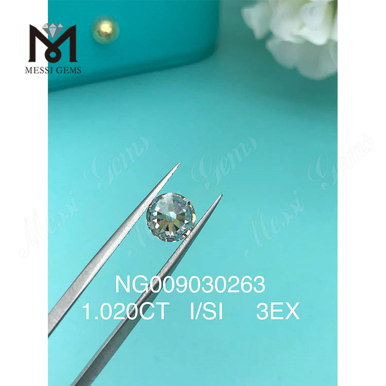 Diamante sintético de piedras preciosas sueltas de 1.020 ct I talla SI EX