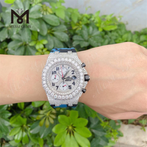 Reloj Hip Hop para hombre Luxury Vvs Moissanite Dimaond Watch Diamond