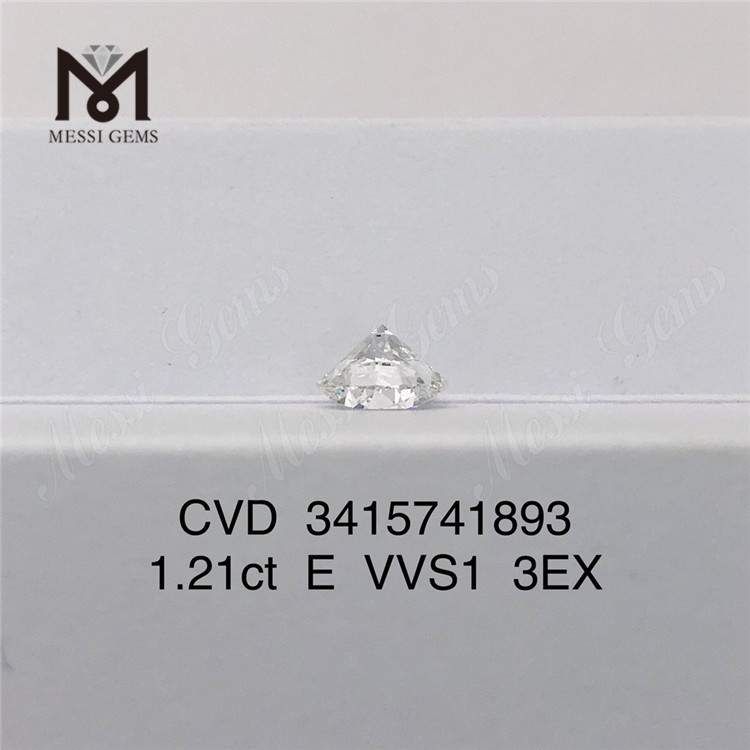 1.21ct VVS laboratorio diamante precio de fábrica E 3EX cvd diamante a la venta