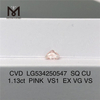 1.13ct VS1 EX VG VS CVD CU precio de diamante rosa cultivado en laboratorio IGI LG534250547