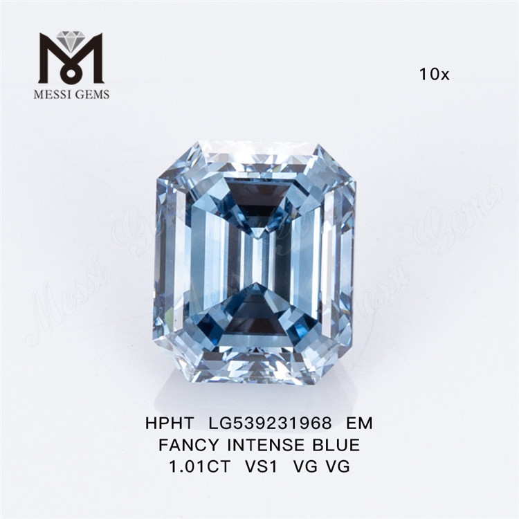  1.01CT FANCY AZUL INTENSO VS1 VG VG EM diamante de laboratorio HPHT LG539231968