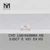 3.05CT E VS1 HS el diamante CVD cultivado en laboratorio más barato 丨Messigems LG618428984