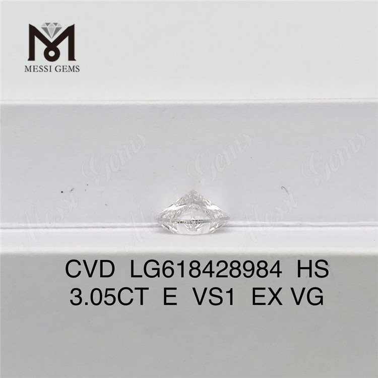 3.05CT E VS1 HS el diamante CVD cultivado en laboratorio más barato 丨Messigems LG618428984