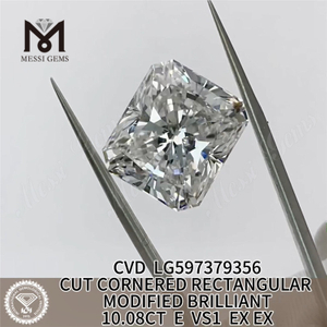10.08CT E VS1 EX EX RECTANGULAR Piedras cvd de 10ct Hermosas y económicas LG597379356 丨Messigems