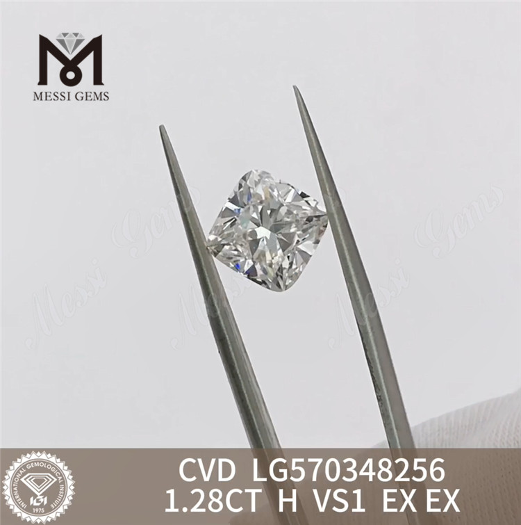 Diamantes de grado igi de 1,28 quilates H VS1 Brillo en calidad VS 丨Messigems LG570348256 