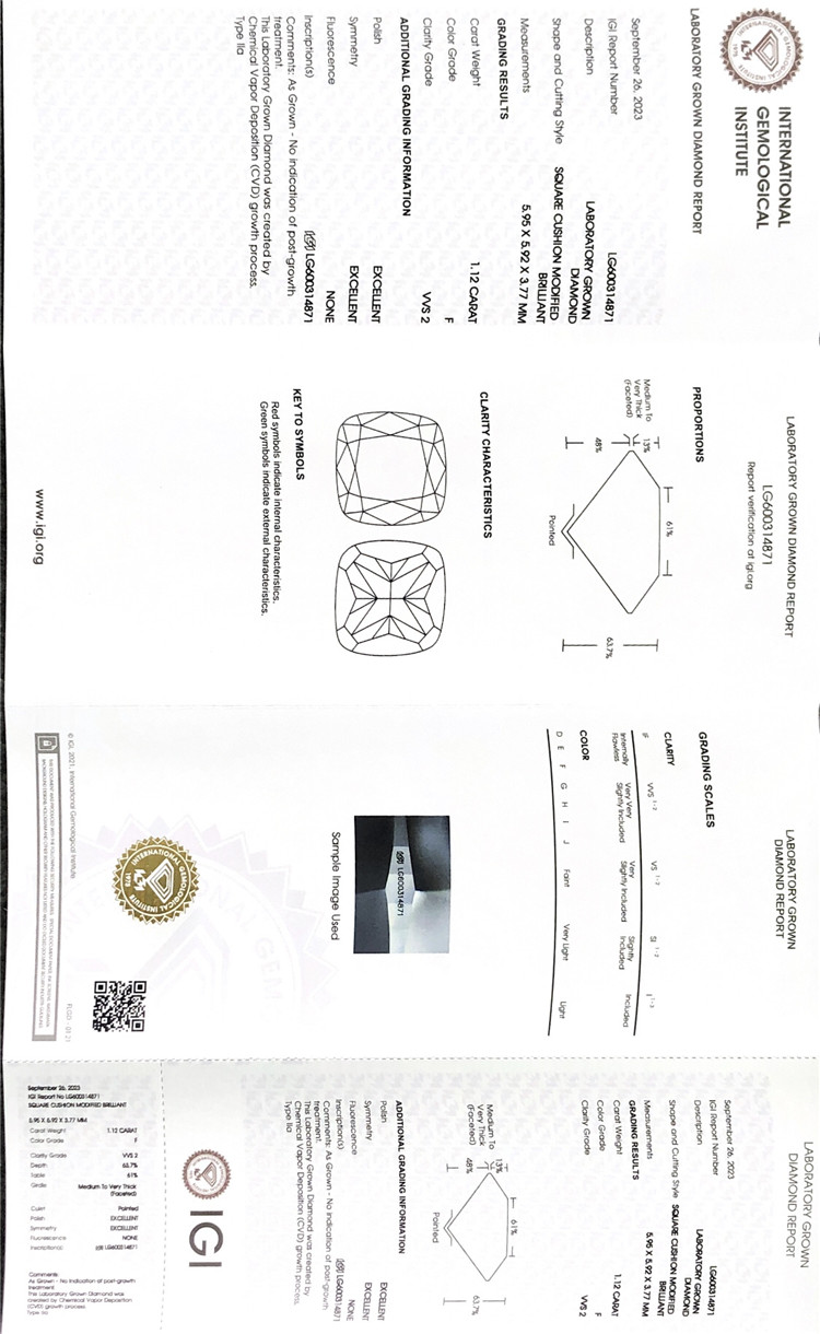 certificado igi para diamante
