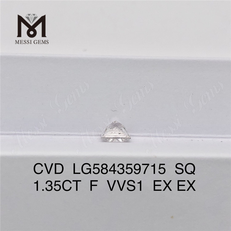 Certificado de diamante IGI para cada ocasión 1.35CT F SQ VVS1 丨Messigems LG584359715 