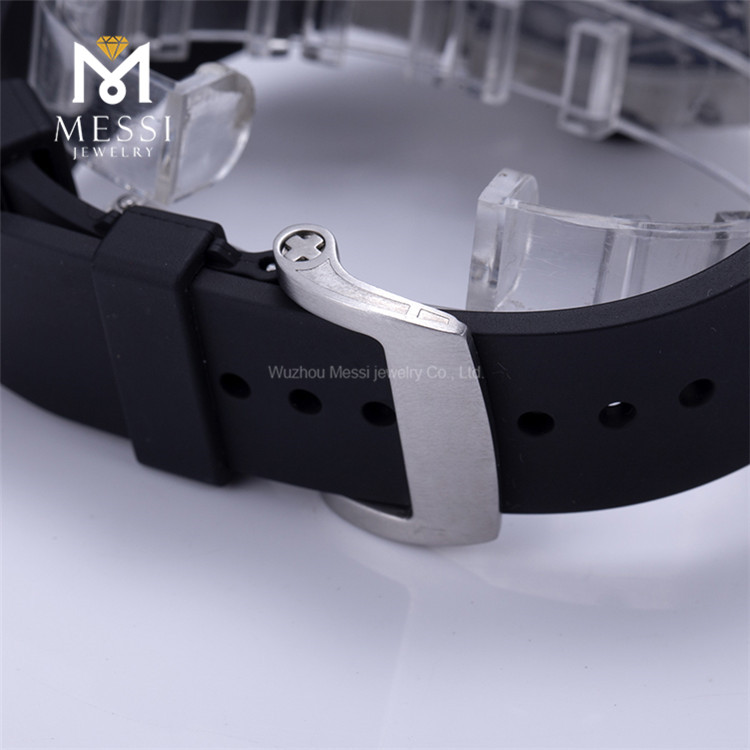 Los relojes de encargo al por mayor de los hombres helados hacia fuera el reloj para hombre de Moissanite de la moda de Moissanite