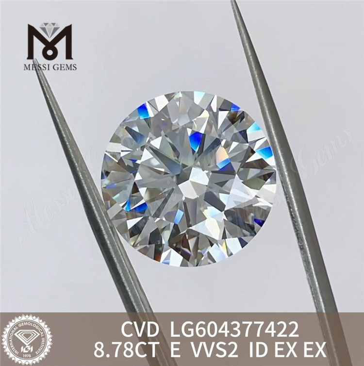 8.78CT E VVS2 ID vvs cvd diamante para diseñadores LG604377422 丨Messigems
