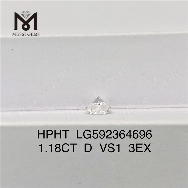 1.18CT D VS1 3EX Hthp Fabricación de diamantes sueltos Diamante HPHT LG592364696