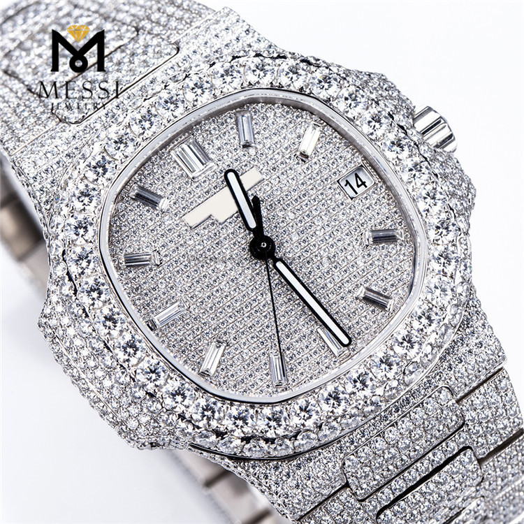 Relojes de lujo VVS Moissanite Watch Calidad premium MSA-581