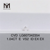 Diamante de laboratorio CVD E VS2 de 1,04 quilates para joyería sostenible 丨Messigems LG607342354