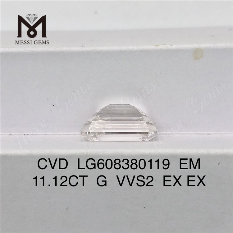 11.12CT EM Grown Brilliance G VVS2 Diamante CVD LG608380119 丨Messigems \t