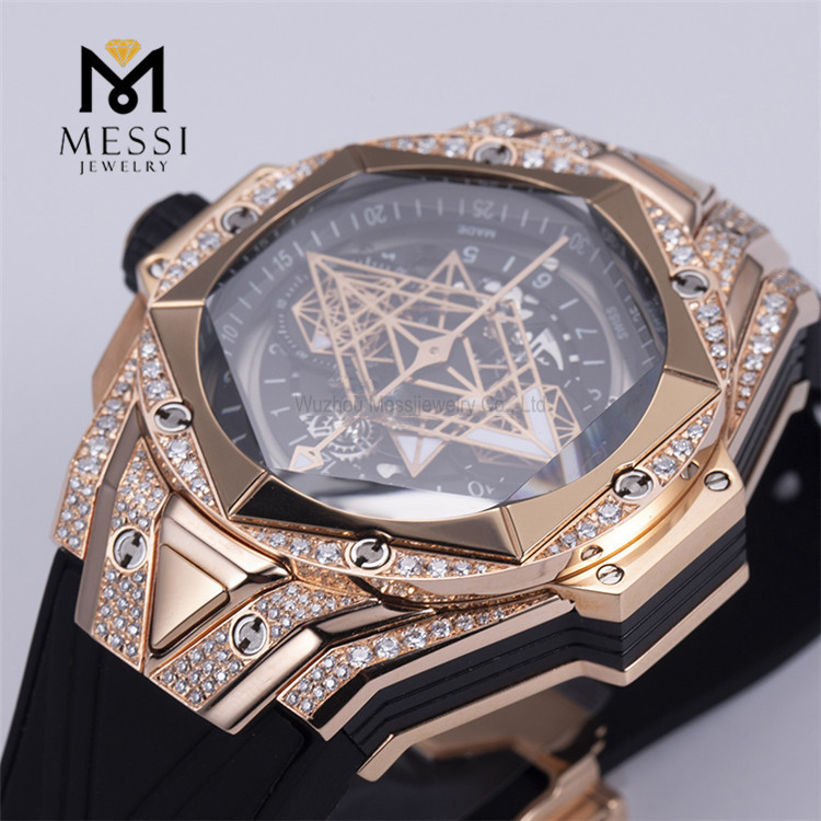 Relojes Moissanite de alta calidad Elegancia y durabilidad brillantes